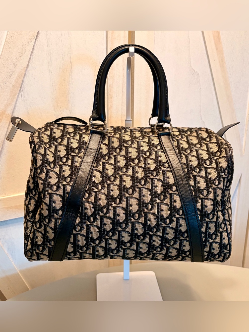 Christian Dior Diorissimo Boston Trotter Bag with Authentic Lock & Key (w/ COA) - Picture 2 of 15